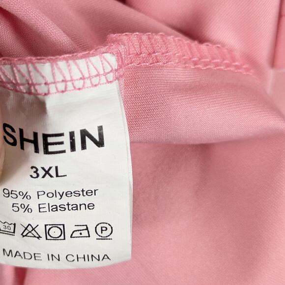 Shein 3XL Pink Graphic T-Shirt Balaclava Woman Money Oversized Glam Streetwear - Picture 3 of 4